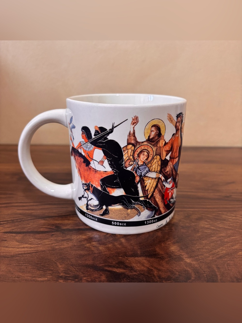 A Brief History of Art Mug 2014, Unemployed Philosophers Guild Coffee Cup